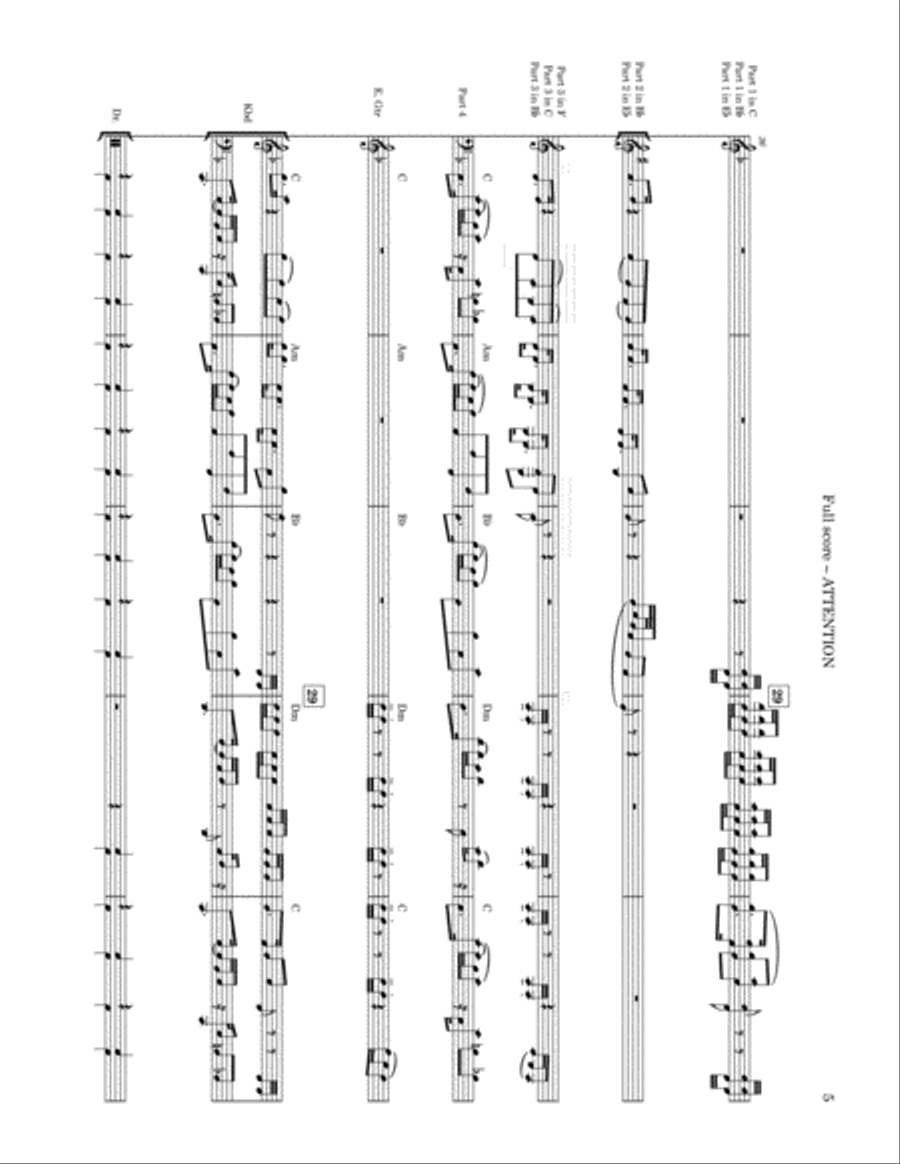 Attention Small Ensemble scores gallery preview page 5