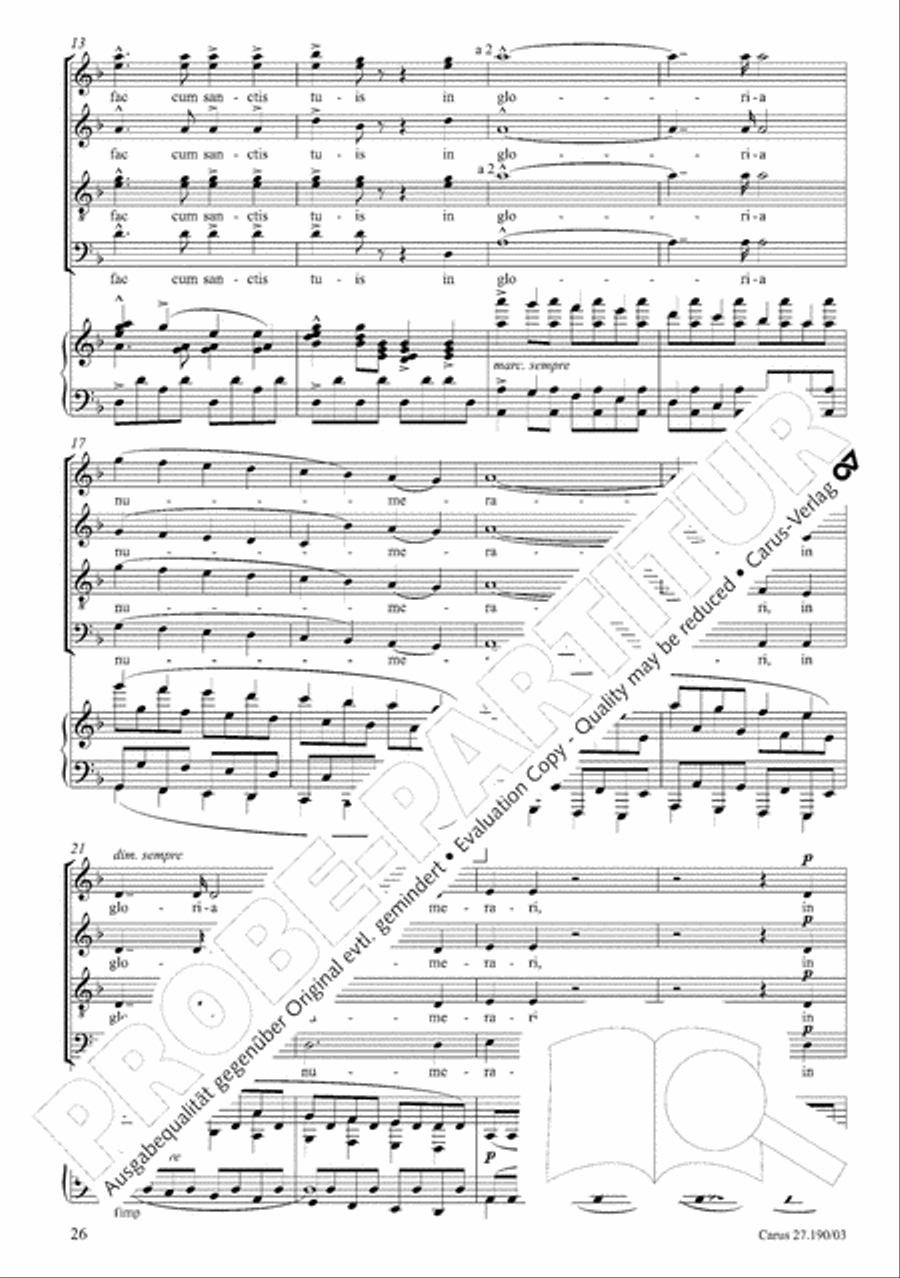 Te Deum 4-Part scores gallery preview page 27