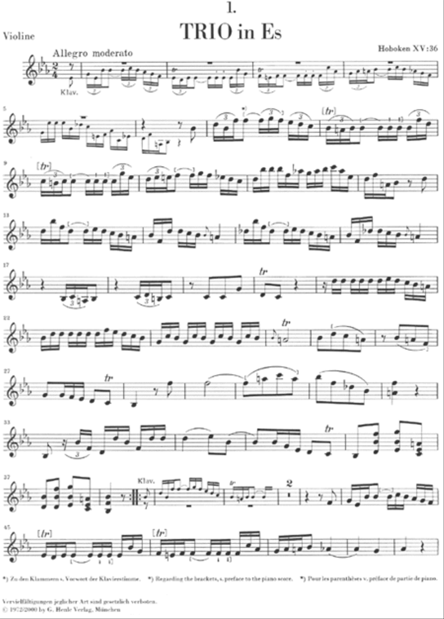 Piano Trios, Volume I