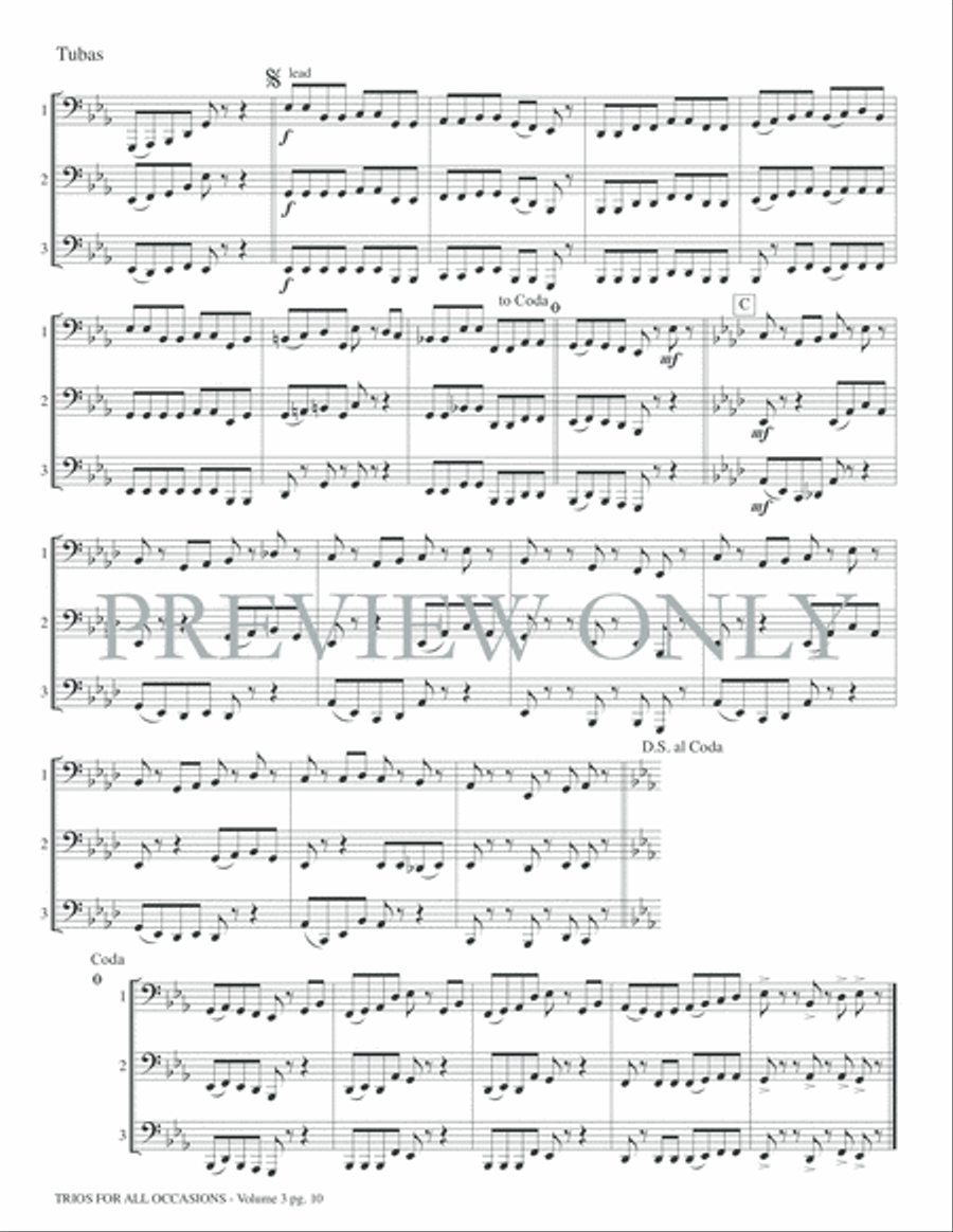 Trios for All Occasions Small Ensemble scores gallery preview page 12