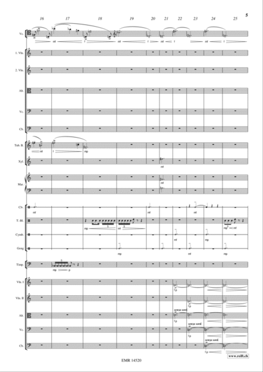 Concerto Mystique Percussion Ensemble scores gallery preview page 5
