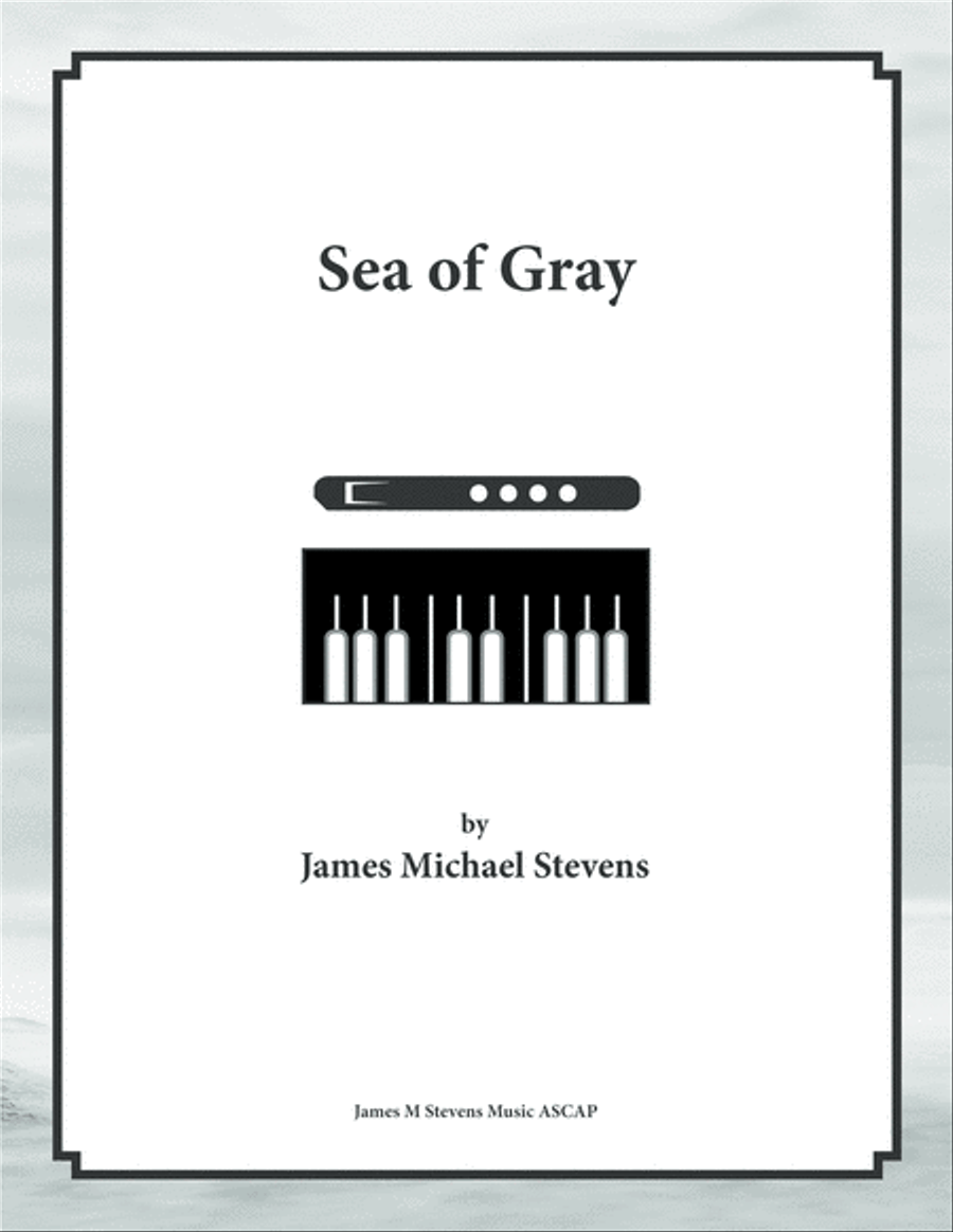 Sea of Gray - Flute & Piano Flute Solo scores gallery preview page 1