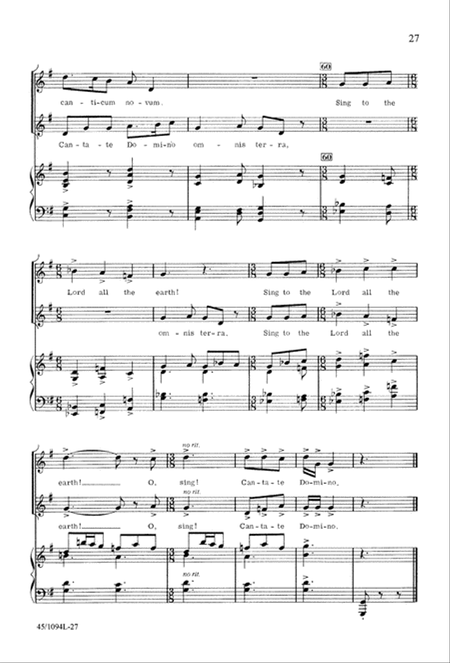 10 Anthems for about 10 Singers Unison Choir scores gallery preview page 28