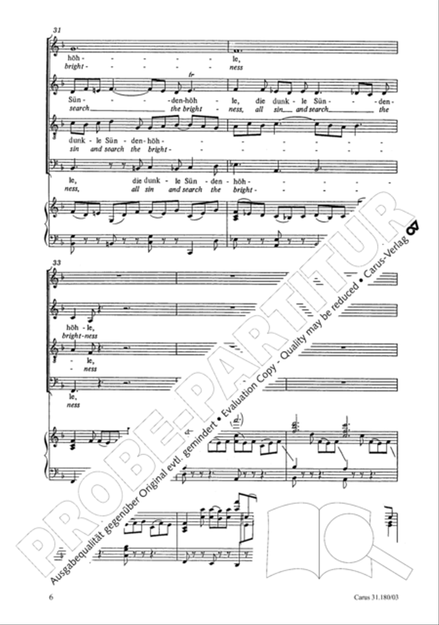 Lift, my soul, the veil of darkness 4-Part scores gallery preview page 7