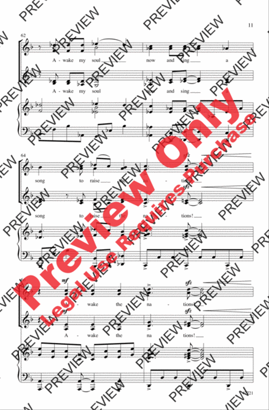 Singers, Arise! Women's Choir scores gallery preview page 11