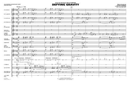 Defying Gravity (from Wicked) - Full Score