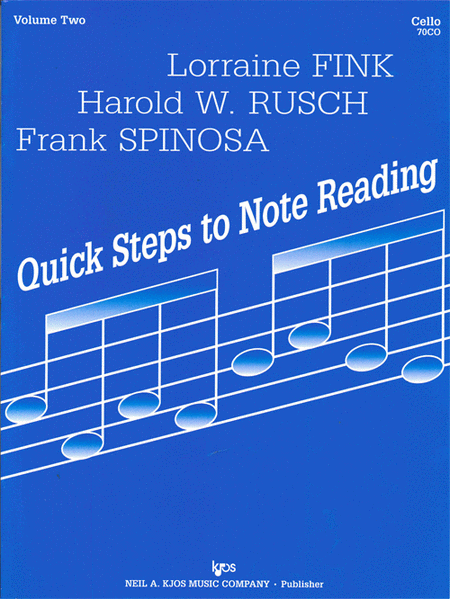 Quick Steps To Notereading, Vol 2, Cello