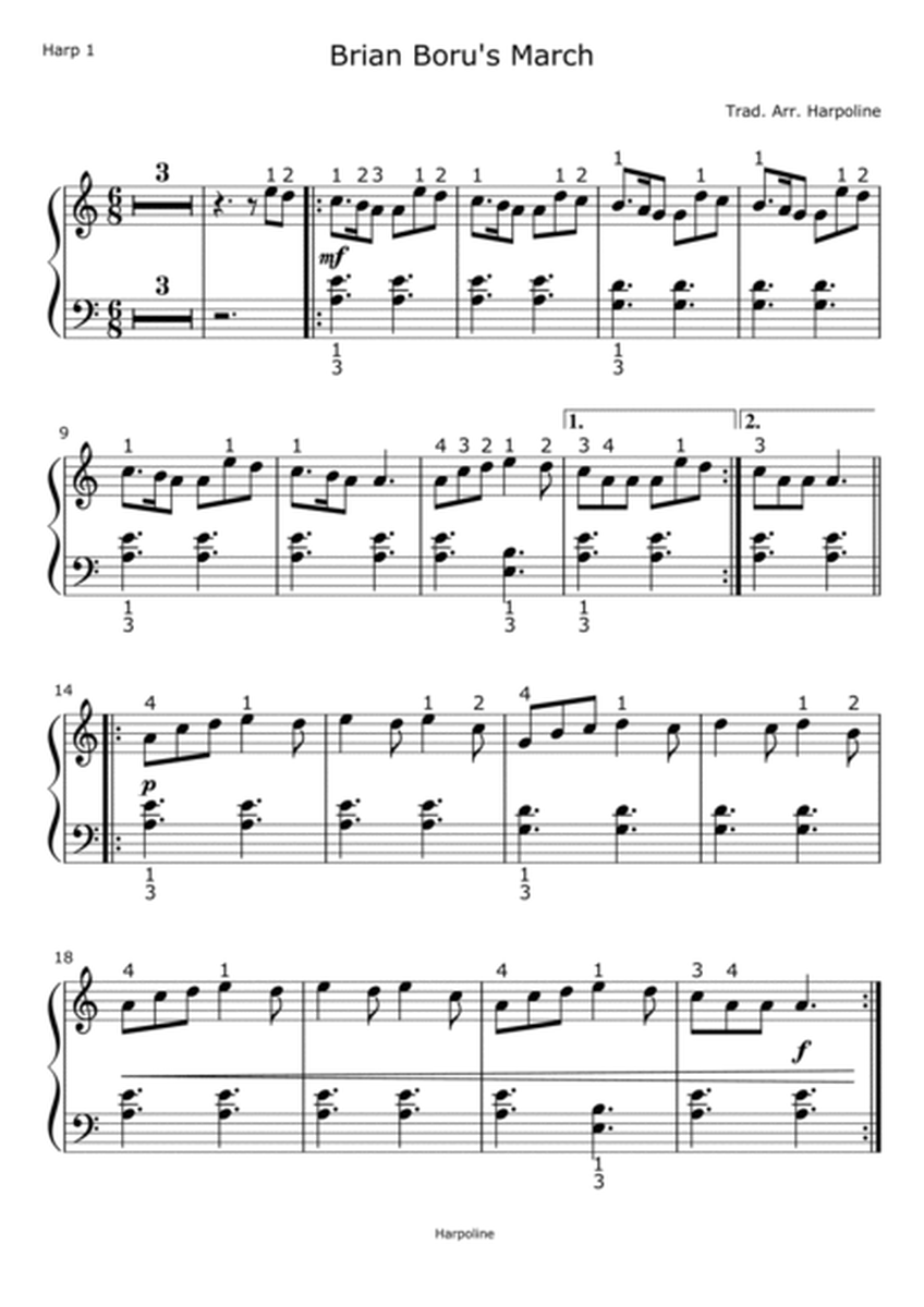 Brian Boru's march Harp Trio image number null