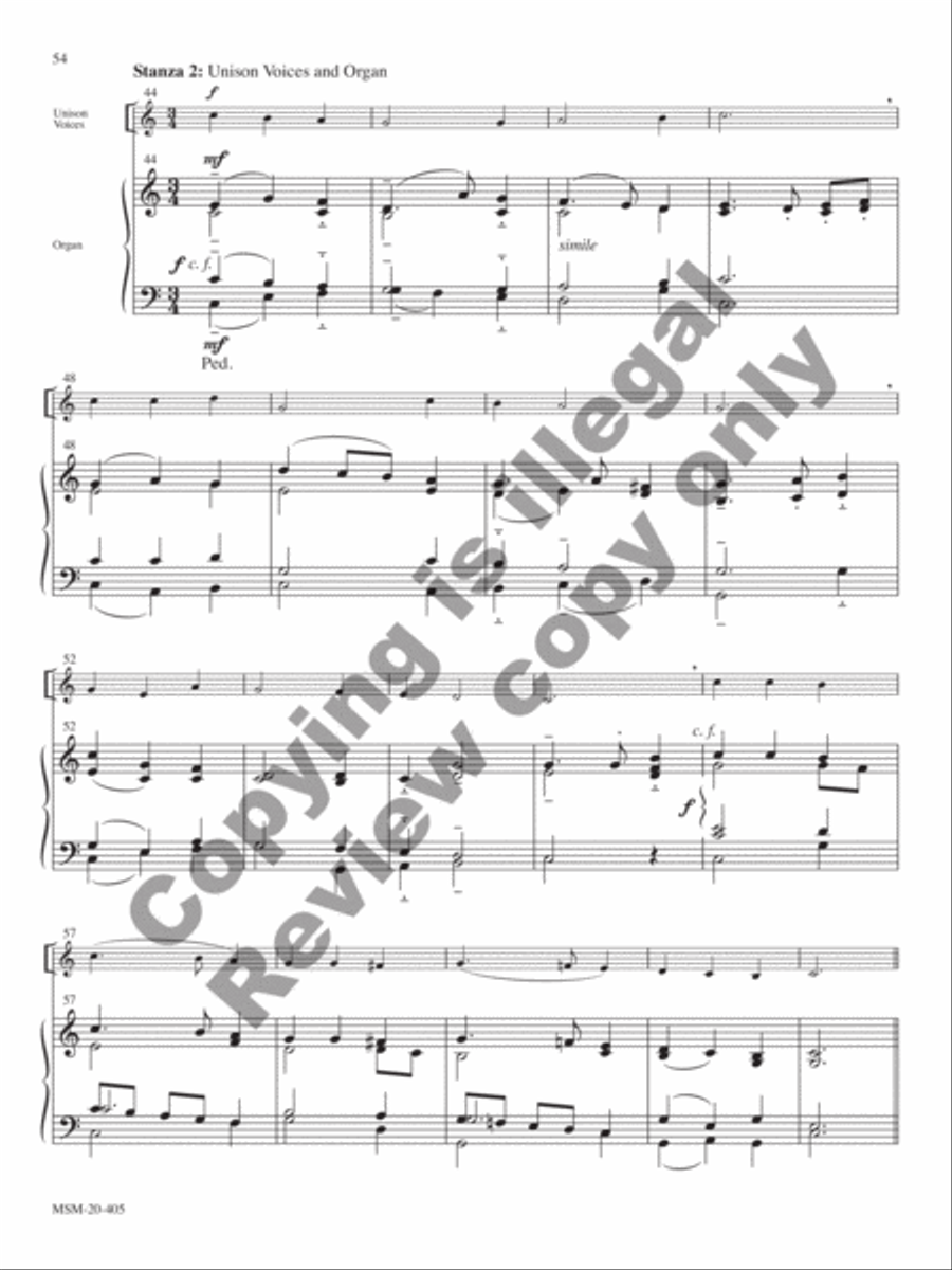 The Day of Resurrection Choir scores gallery preview page 47