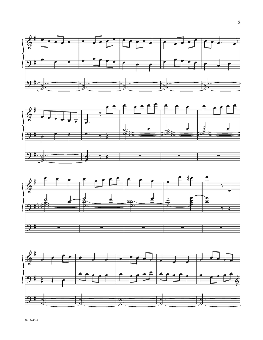 Wood Works for Organ, Book 4 Organ scores gallery preview page 5