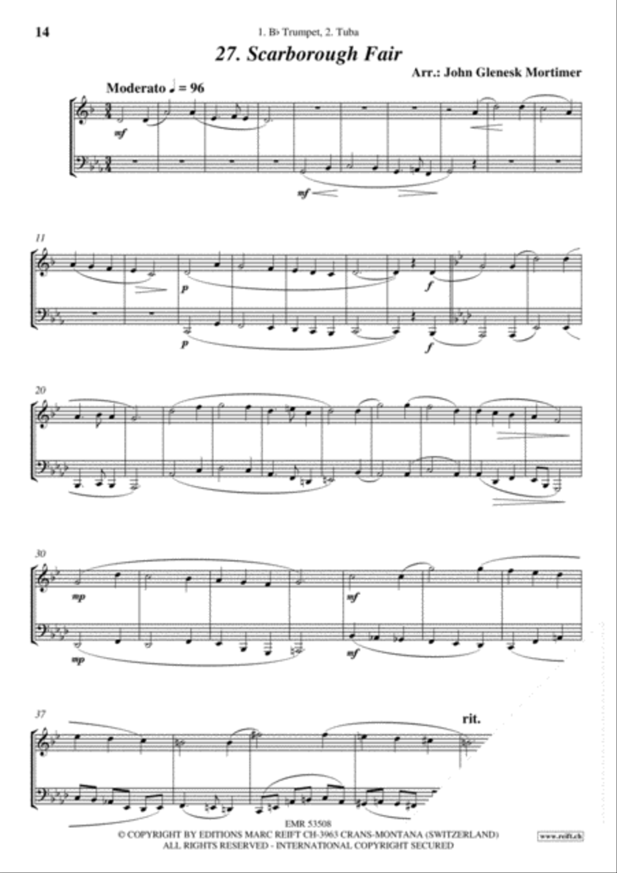Greatest Duets Volume 3 Trumpet scores gallery preview page 9