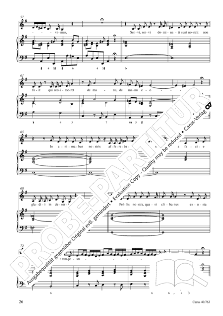 Drei Lamentationen zum Karsamstag Score scores gallery preview page 27