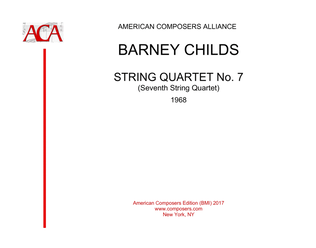 [Childs] String Quartet No. 7