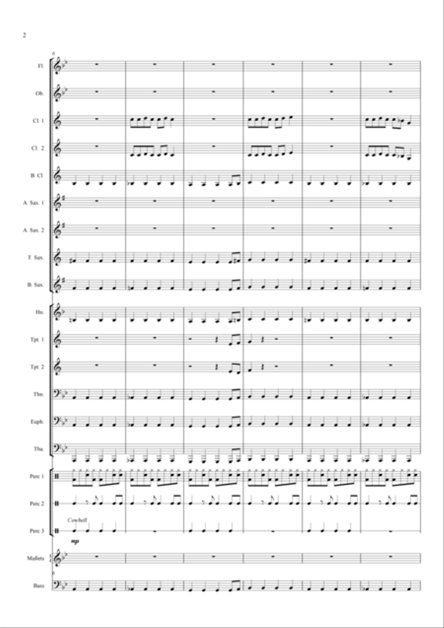 Rocket Science - Concert Band Concert Band scores gallery preview page 3