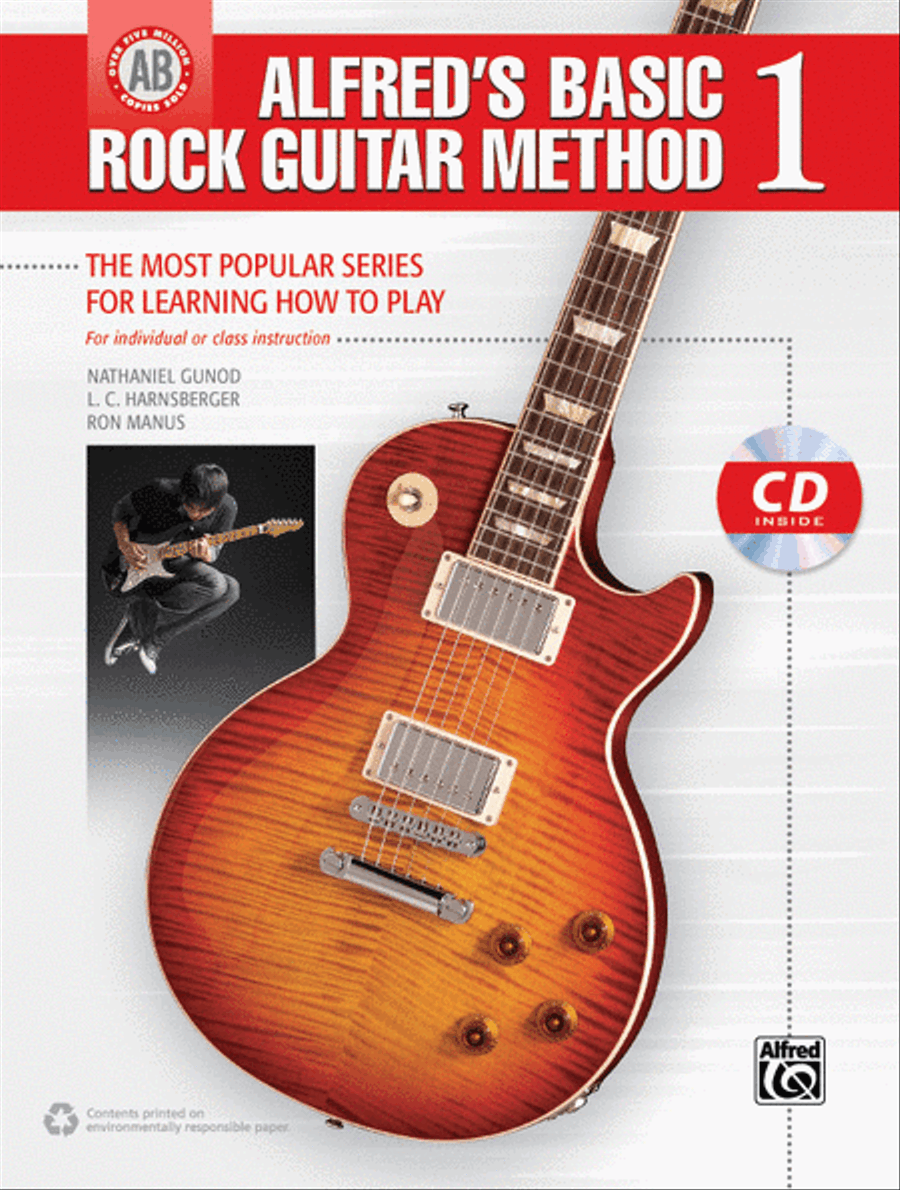 Alfred's Basic Rock Guitar Method, Book 1 Electric Guitar scores gallery preview page 1