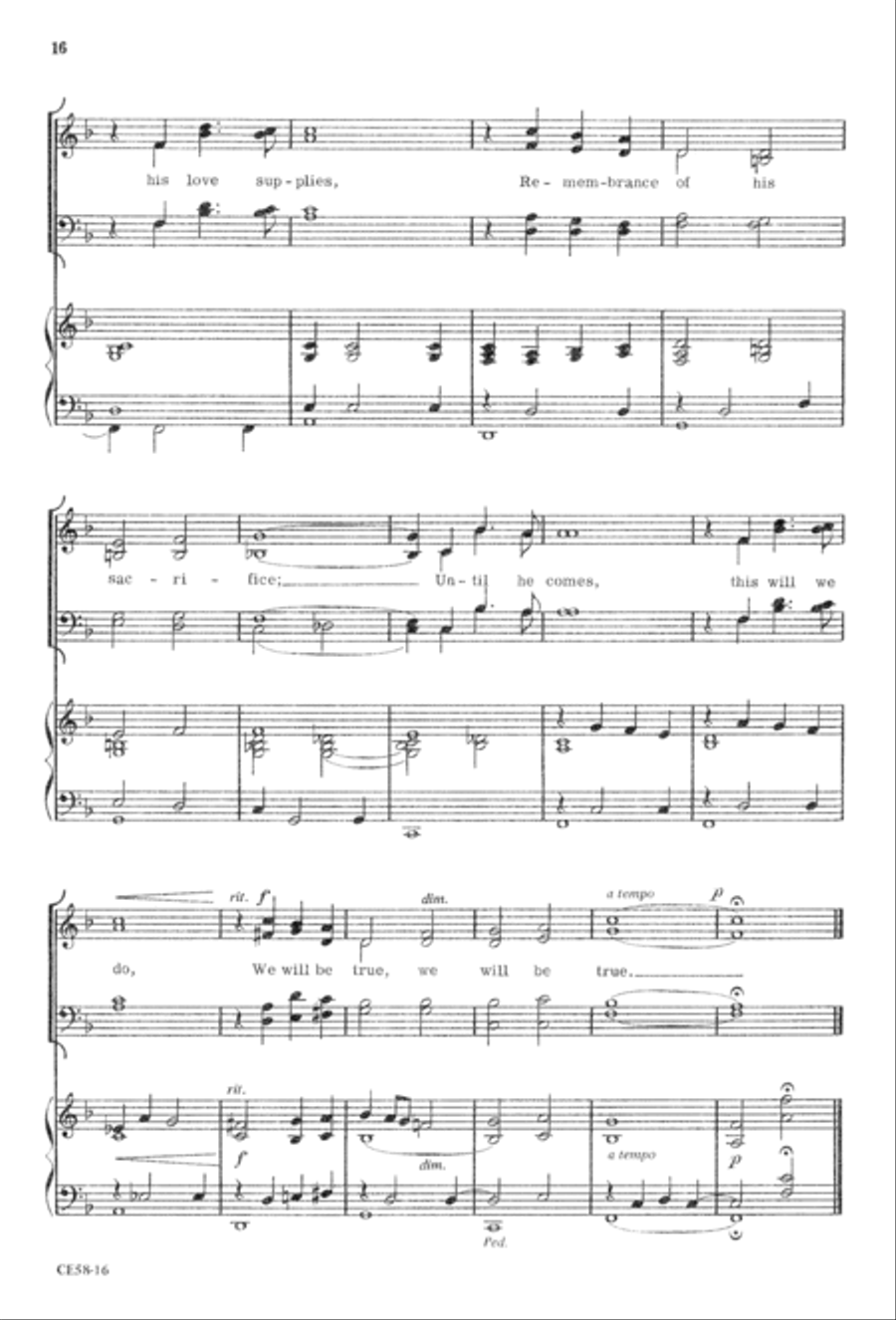 Do This in Remembrance of Me 4-Part scores gallery preview page 18