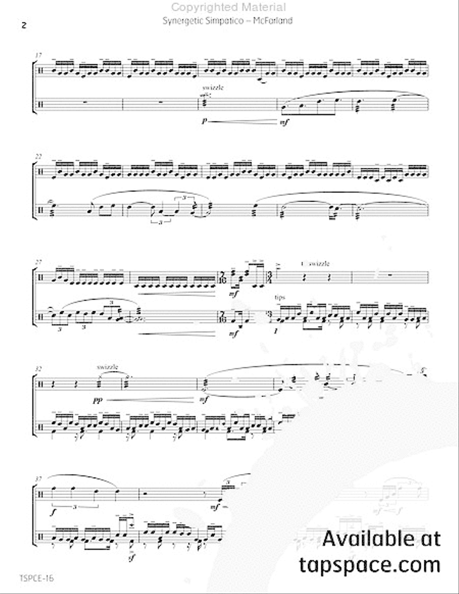Synergetic Simpatico Snare Drum scores gallery preview page 7