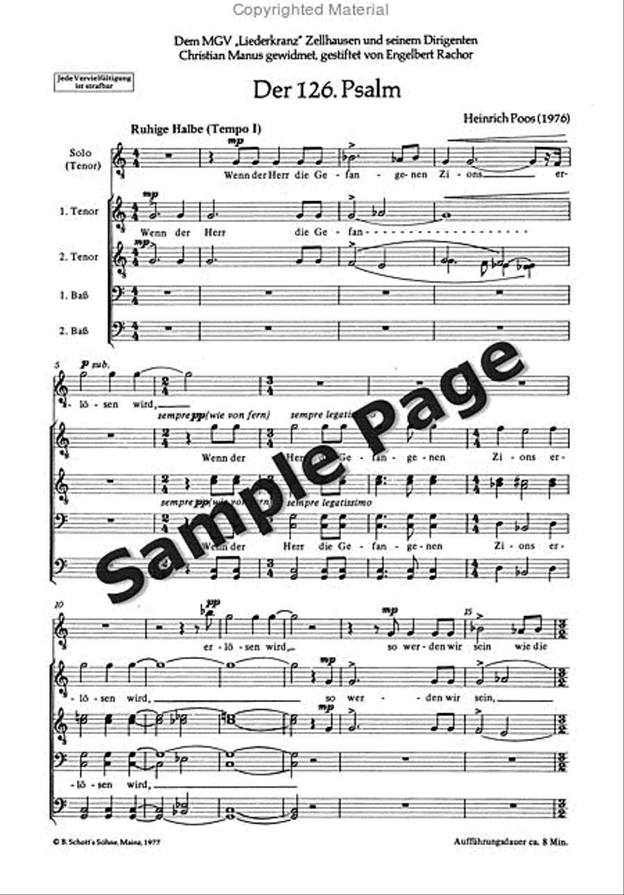 Psalm 126 Men's Choir scores gallery preview page 3