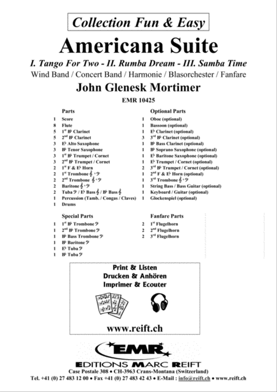 Americana Suite Americana Suite Concert Band scores gallery preview page 2