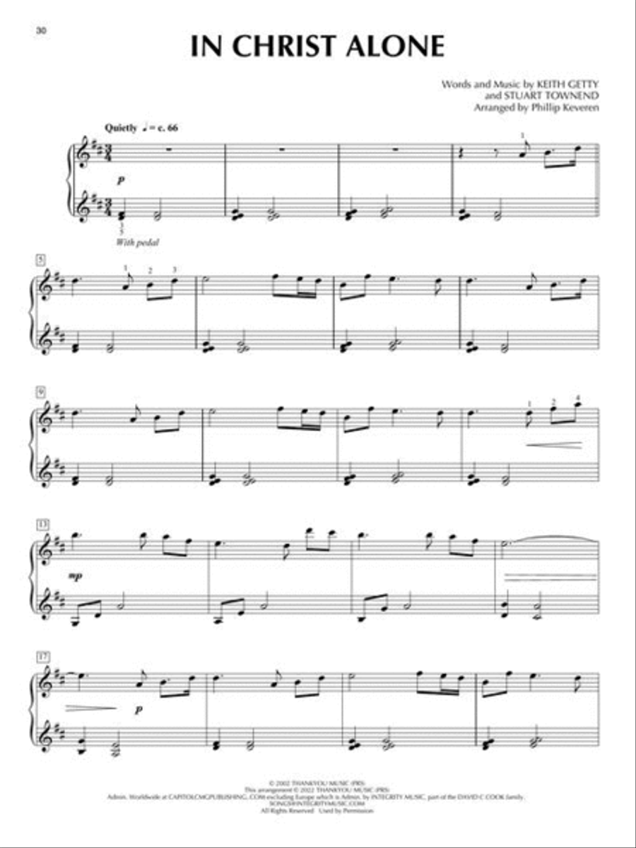 Soothing Piano Worship Piano Solo scores gallery preview page 7