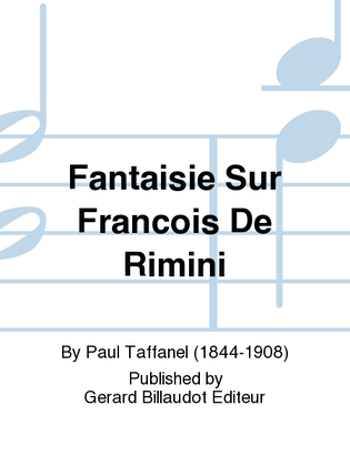 Book cover for Fantaisie Sur Francois De Rimini