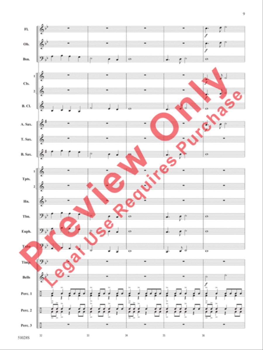 Ultimate Battle Ultimate Battle Concert Band scores gallery preview page 10