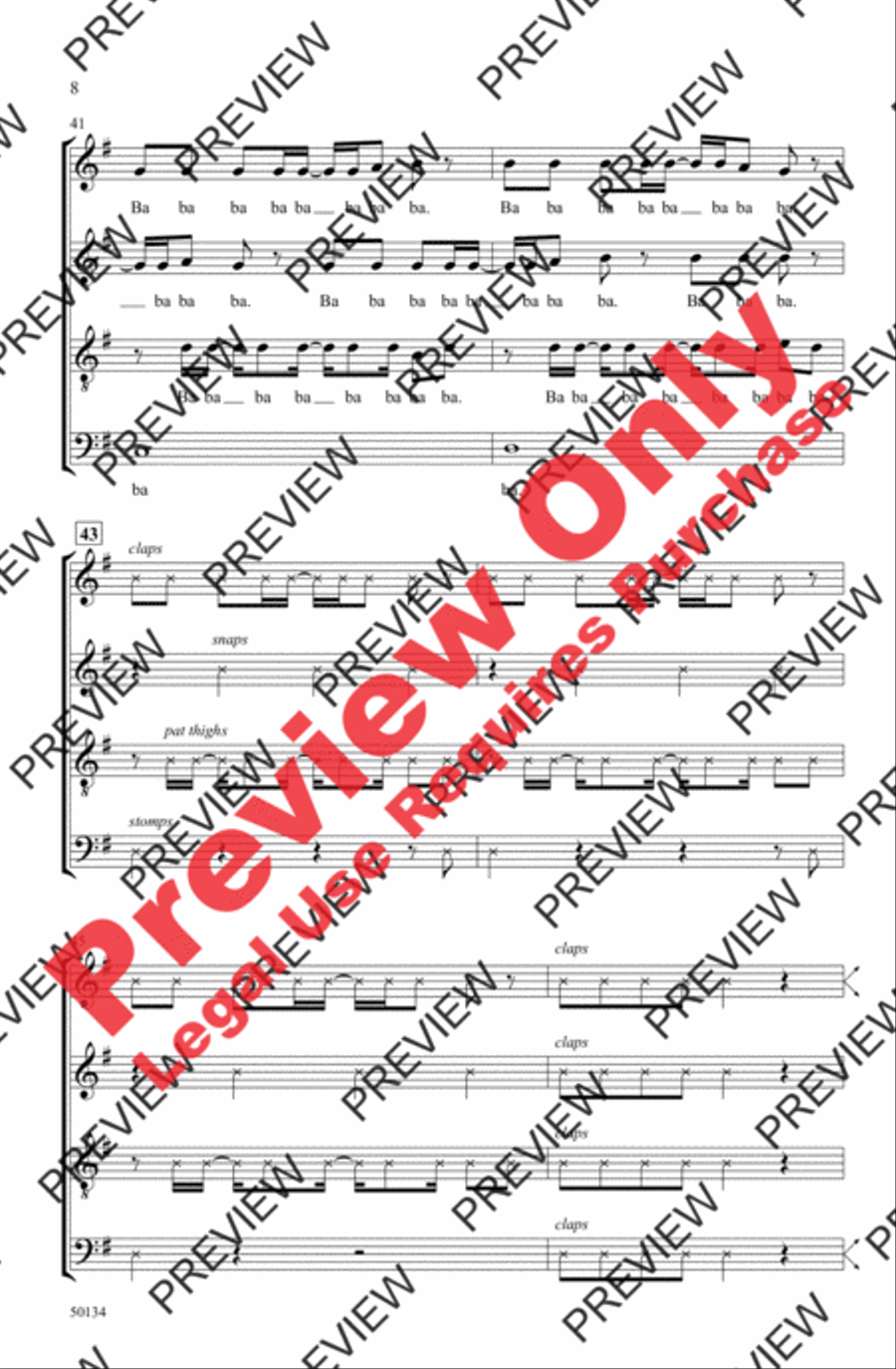 Pulse 4-Part scores gallery preview page 8