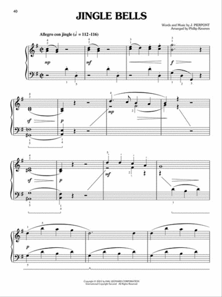 A Classical Christmas A Classical Christmas Easy Piano scores gallery preview page 2