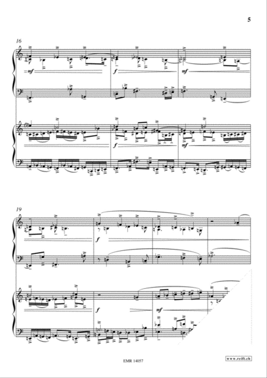 Fantasia Del Quinto Tono Fantasia Del Quinto Tono Piano Duet scores gallery preview page 5