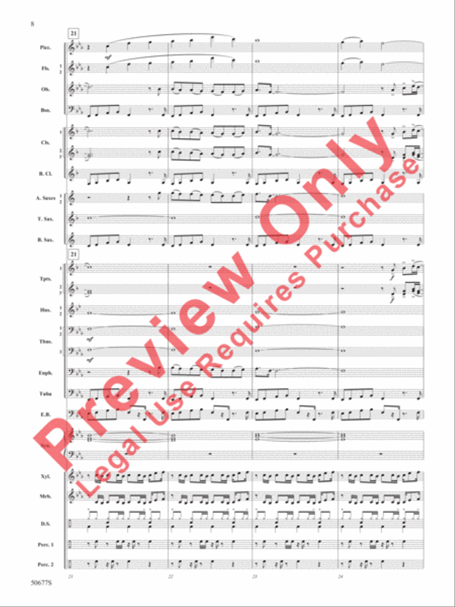 Thriller Thriller Concert Band scores gallery preview page 9