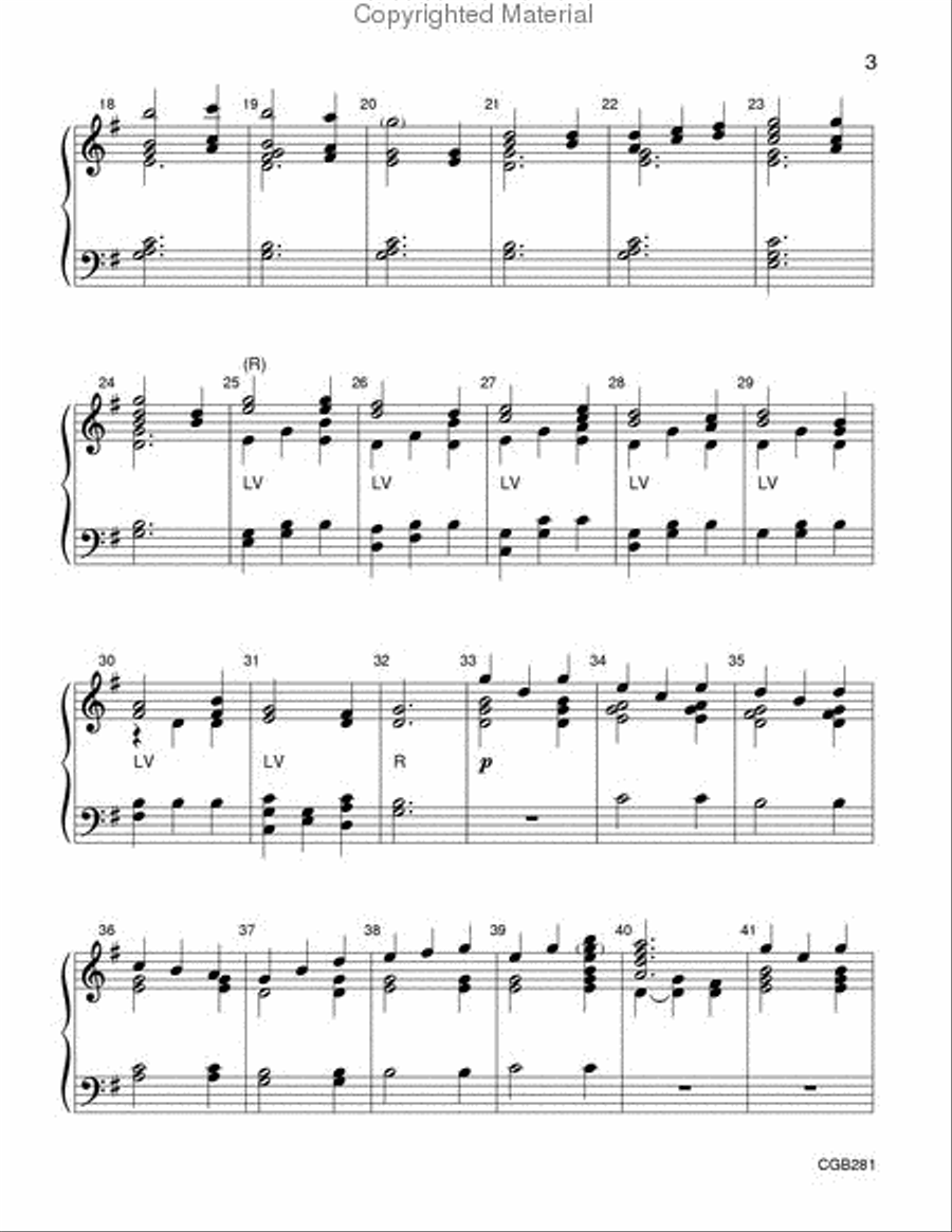 That Easter Day with Joy Was Bright Handbell Choir scores gallery preview page 3