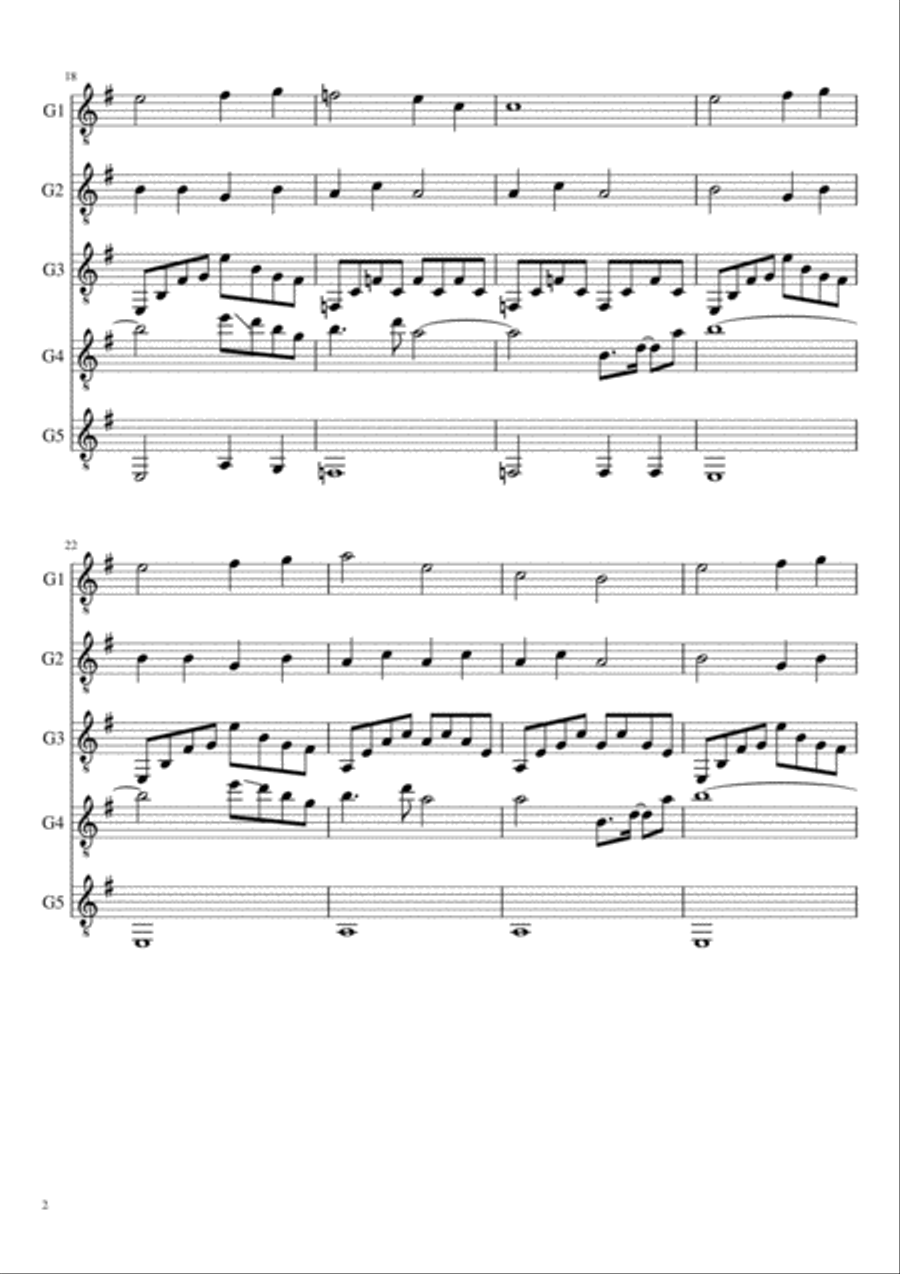 For The Love Of God Guitar Solo scores gallery preview page 3