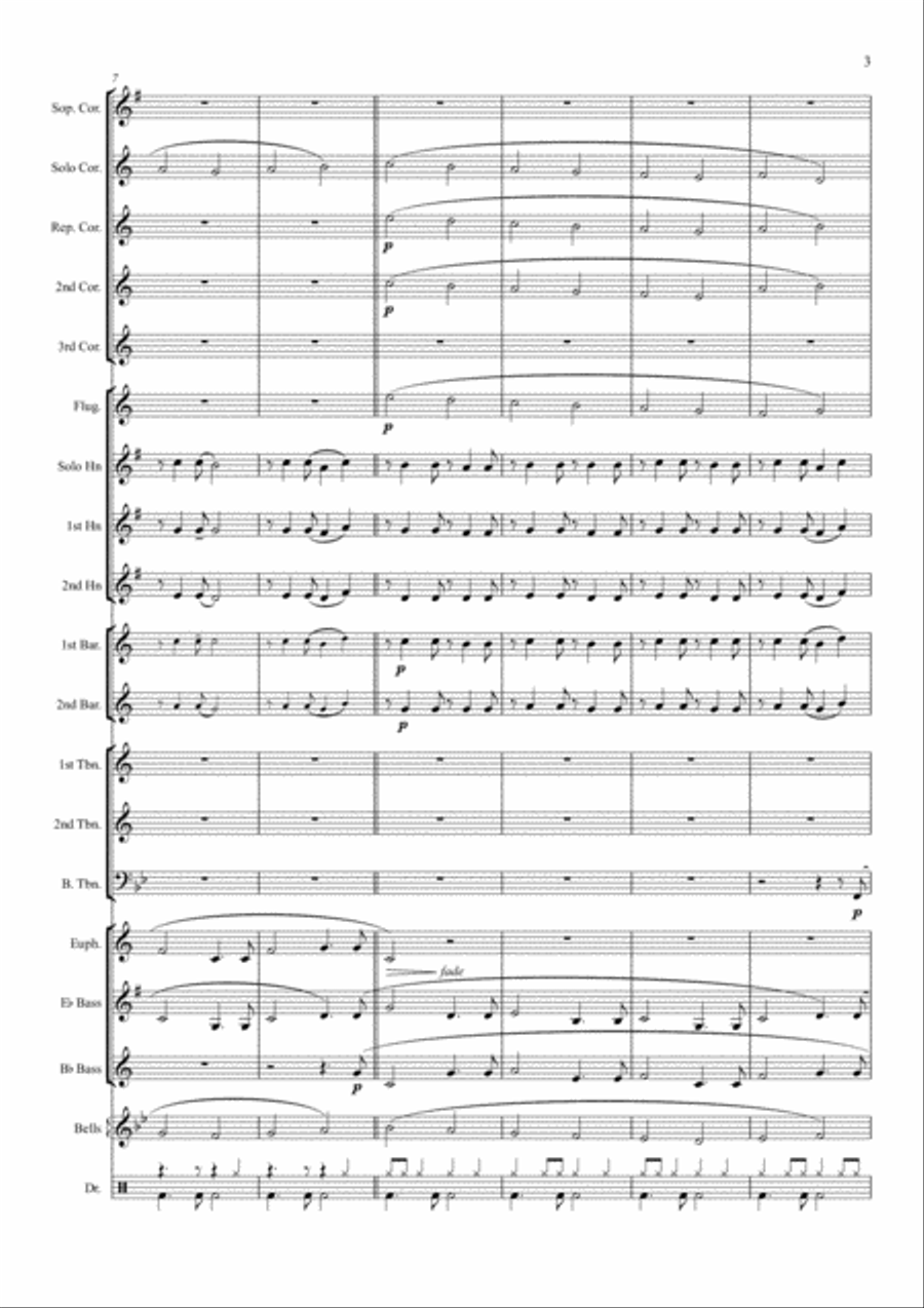 Brass Canon (Brass Band) Brass Band scores gallery preview page 3