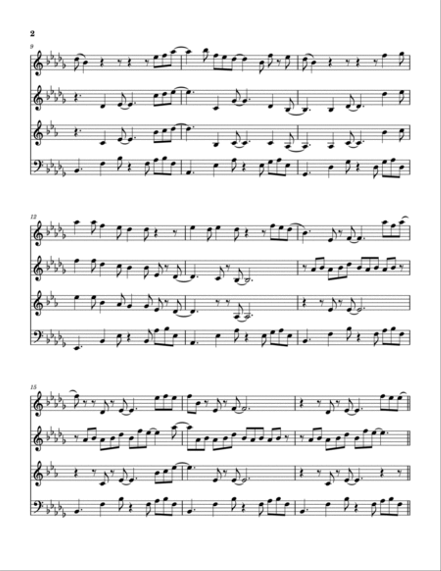 Number One Woodwind Quintet scores gallery preview page 3