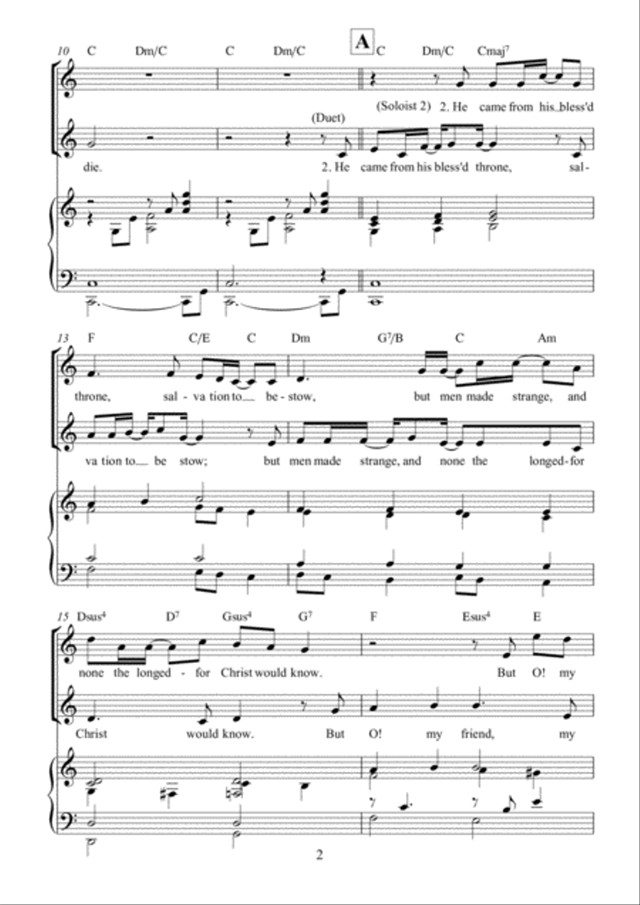 My Song is Love Unknown 4-Part scores gallery preview page 3