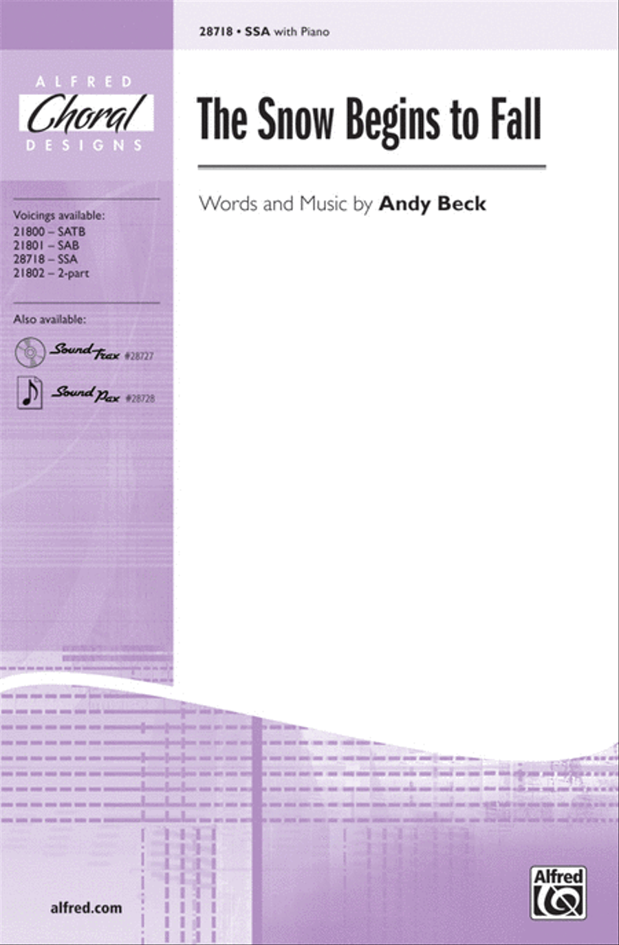The Snow Begins to Fall Women's Choir scores gallery preview page 1