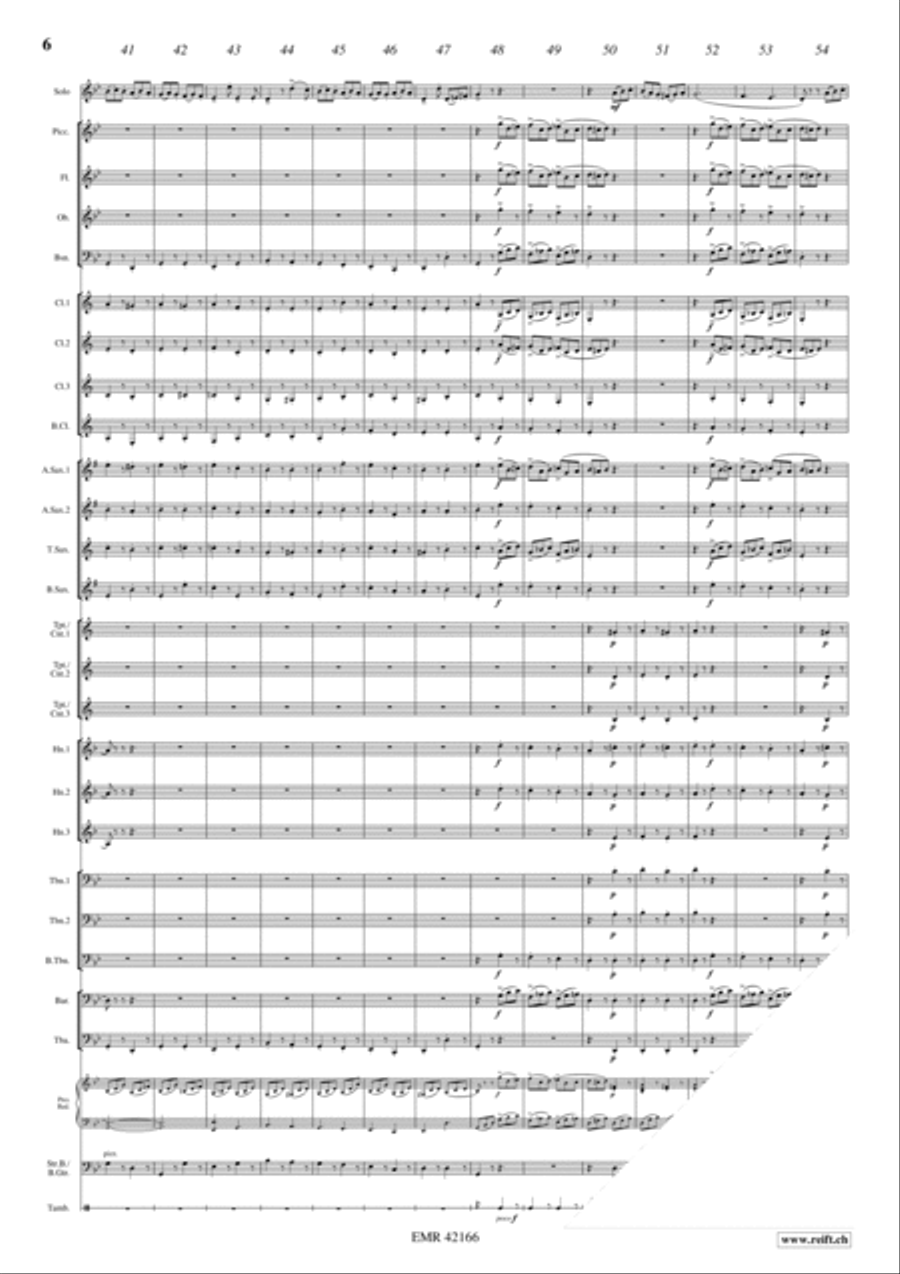 La Danza La Danza Concert Band scores gallery preview page 6