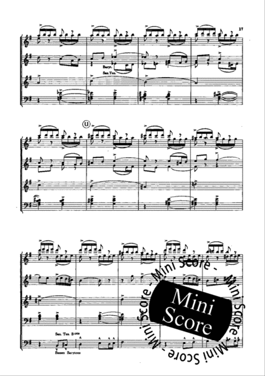Le Bourg en Fete Le Bourg en Fete Concert Band scores gallery preview page 18