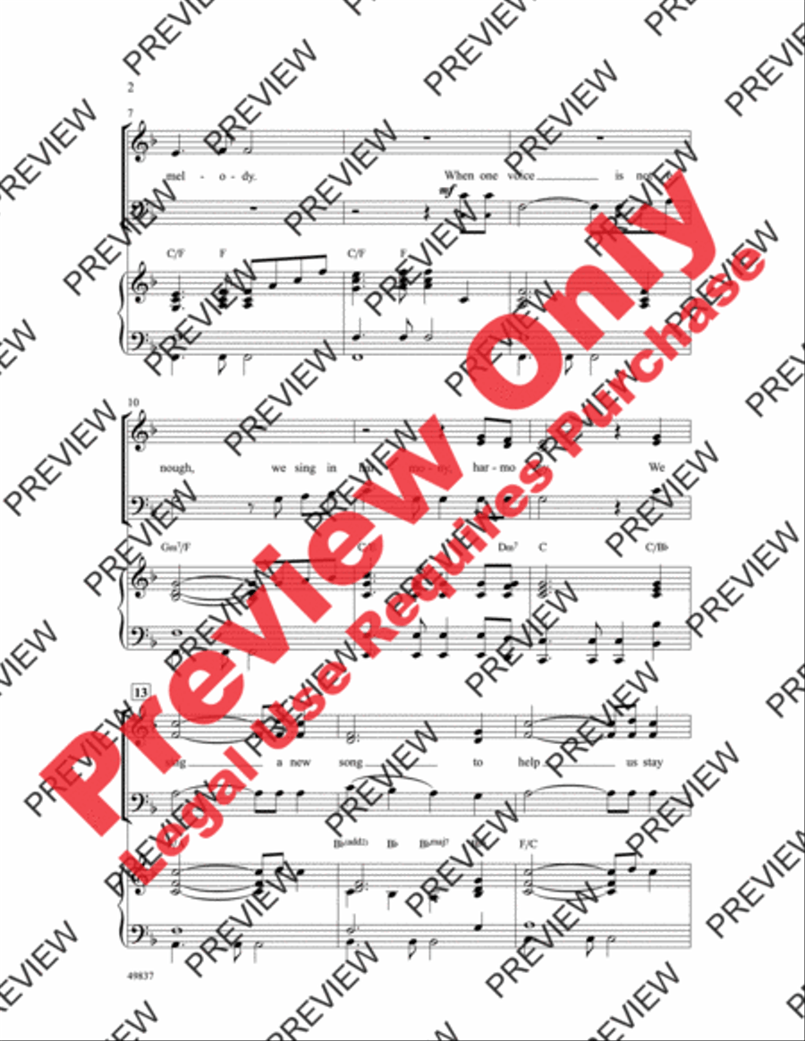When Words Are Not Enough 3-Part scores gallery preview page 3