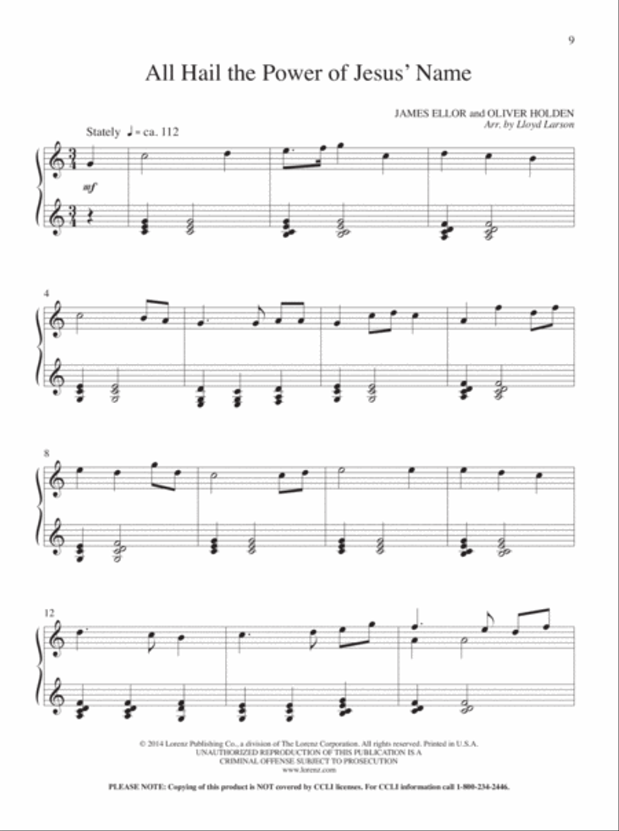Panoramas of Praise - Book only Piano Solo scores gallery preview page 8