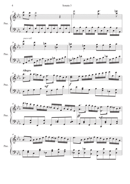 Pianosonata number 3, 1st movement image number null