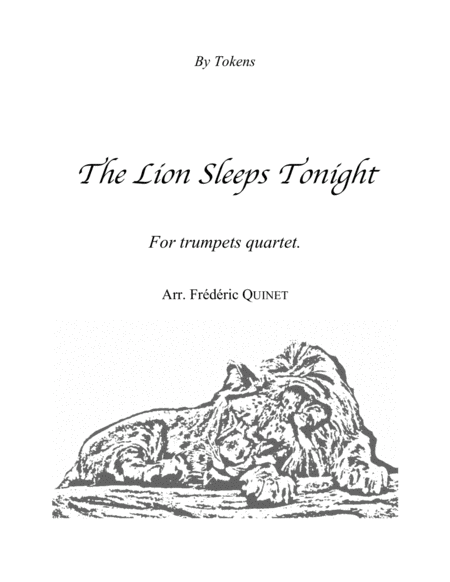 The Lion Sleeps Tonight for Trumpets Quartet