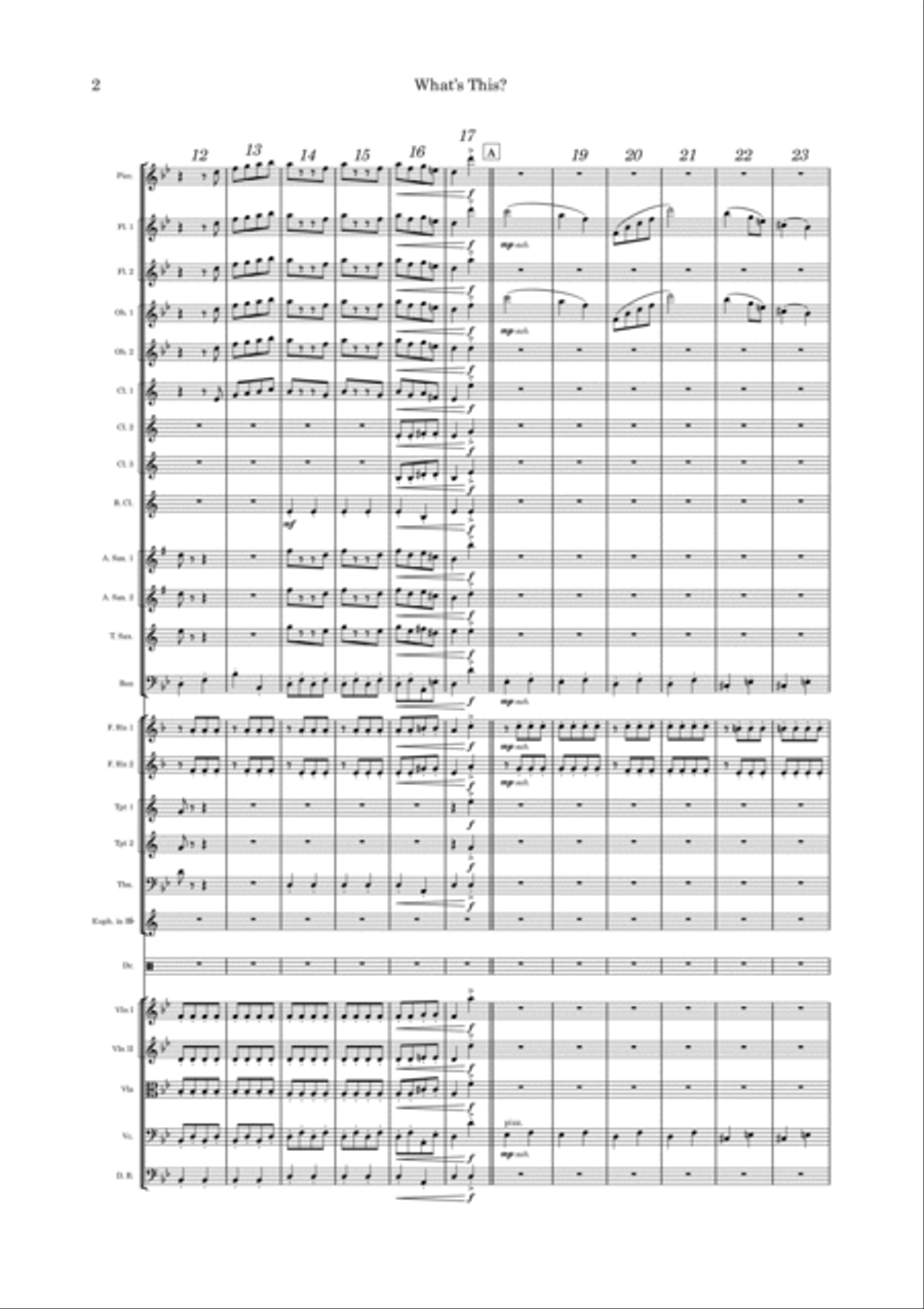 What's This? What's This? Full Orchestra scores gallery preview page 2