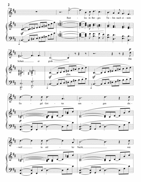 SCHUMANN: Der Schatzgräber, Op. 45 no. 1 (transposed to B minor)