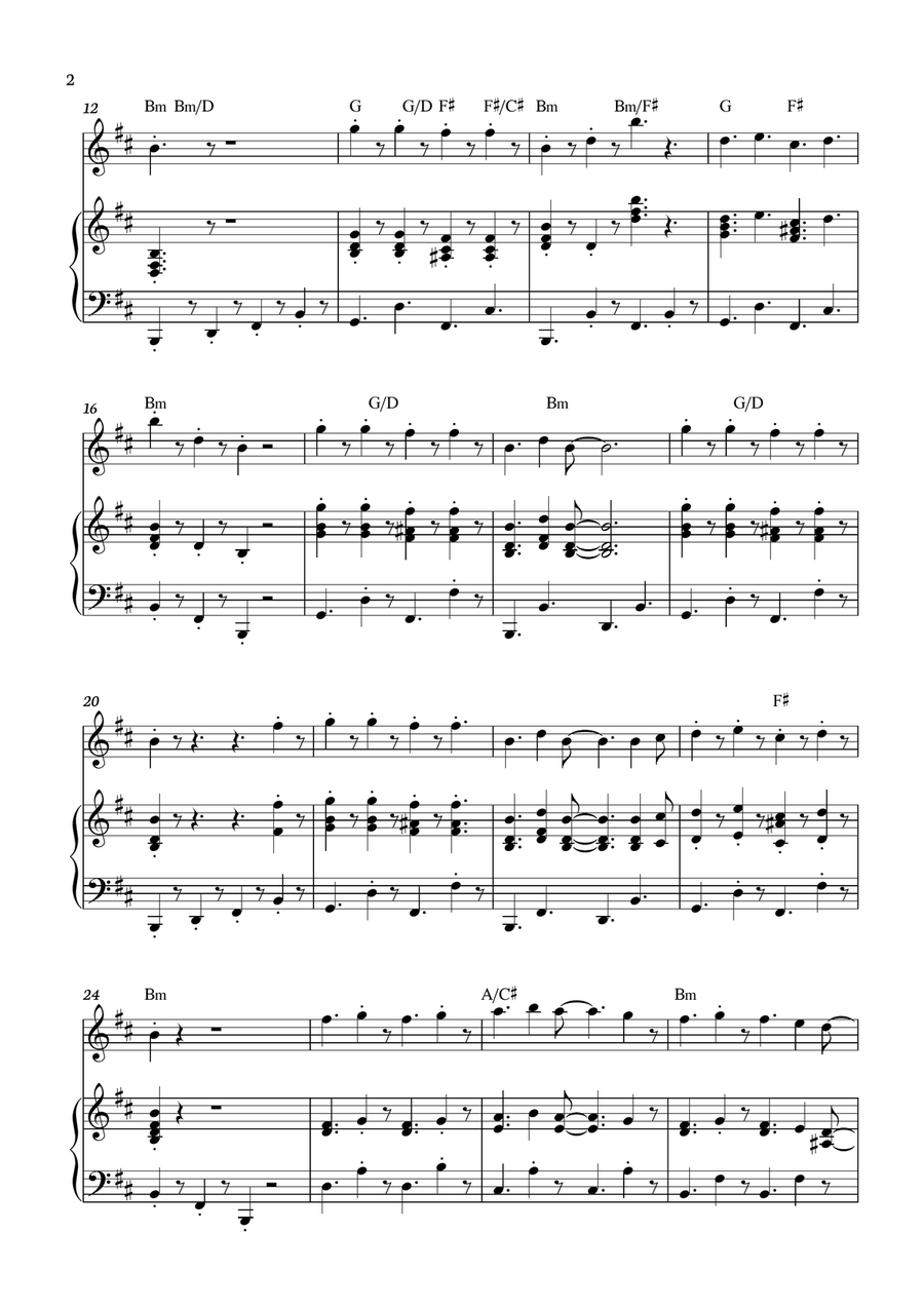 Spooky Scary Skeletons Flute scores gallery preview page 2