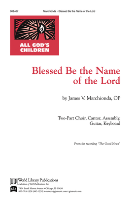 Book cover for Blessed Be the Name of the Lord
