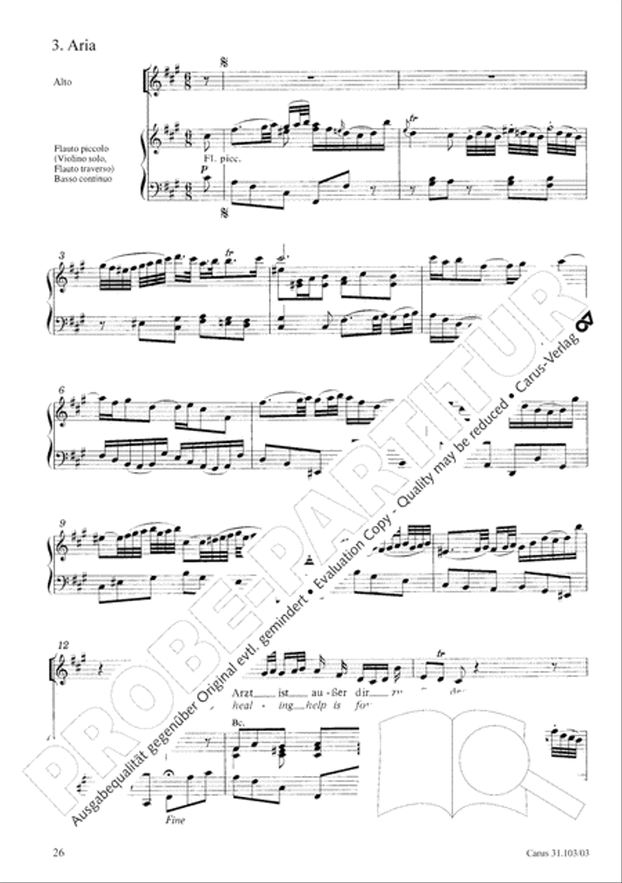 You shall be weeping and crying (Ihr werdet weinen und heulen) 4-Part scores gallery preview page 27