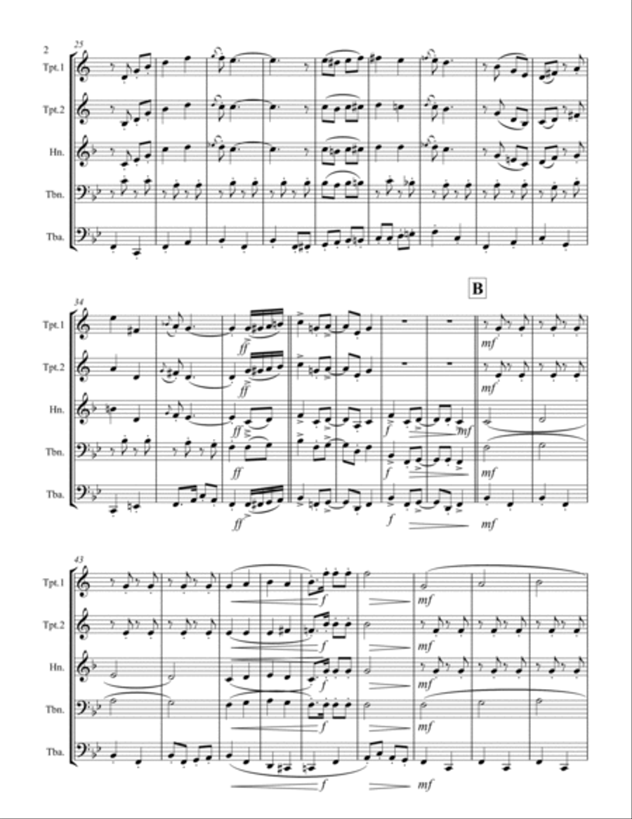 Pennsylvania Polka Brass Ensemble scores gallery preview page 3