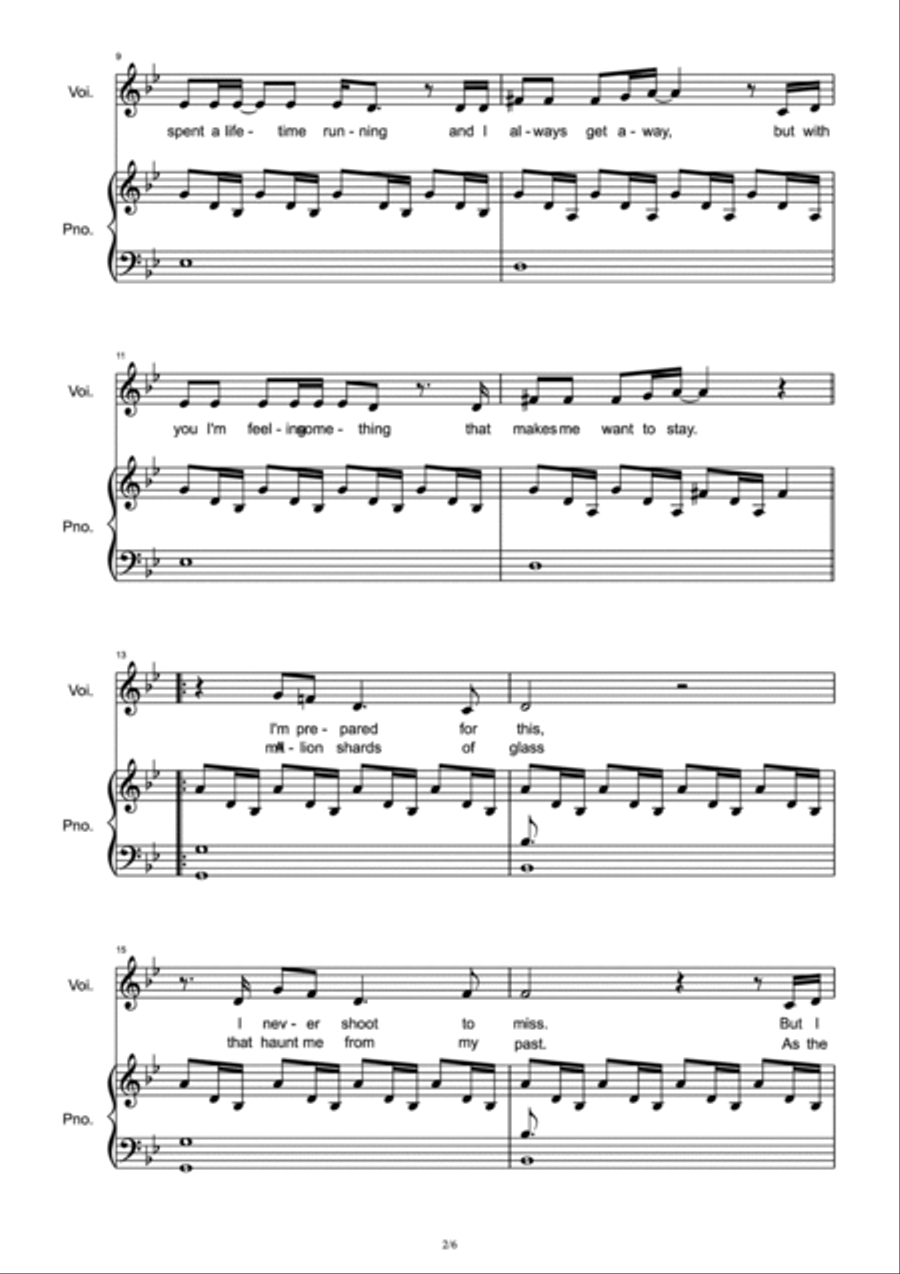 Writing's On The Wall Voice scores gallery preview page 2