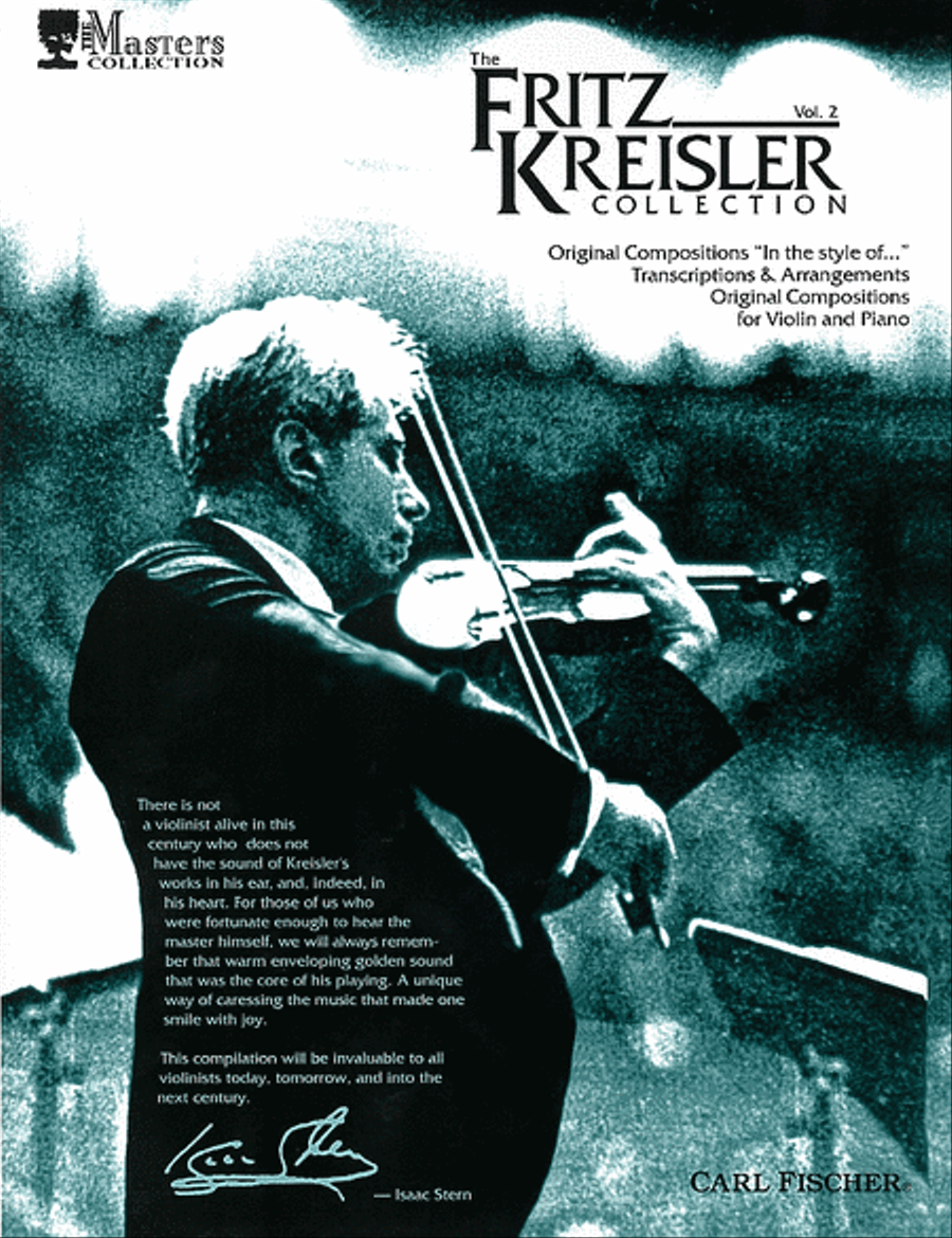 The Fritz Kreisler Collection - Volume 2 Violin Solo scores gallery preview page 1